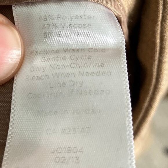 Talbots Womens Pants Brown Signature Petite Career Professional Stretch 12P - Picture 7 of 13